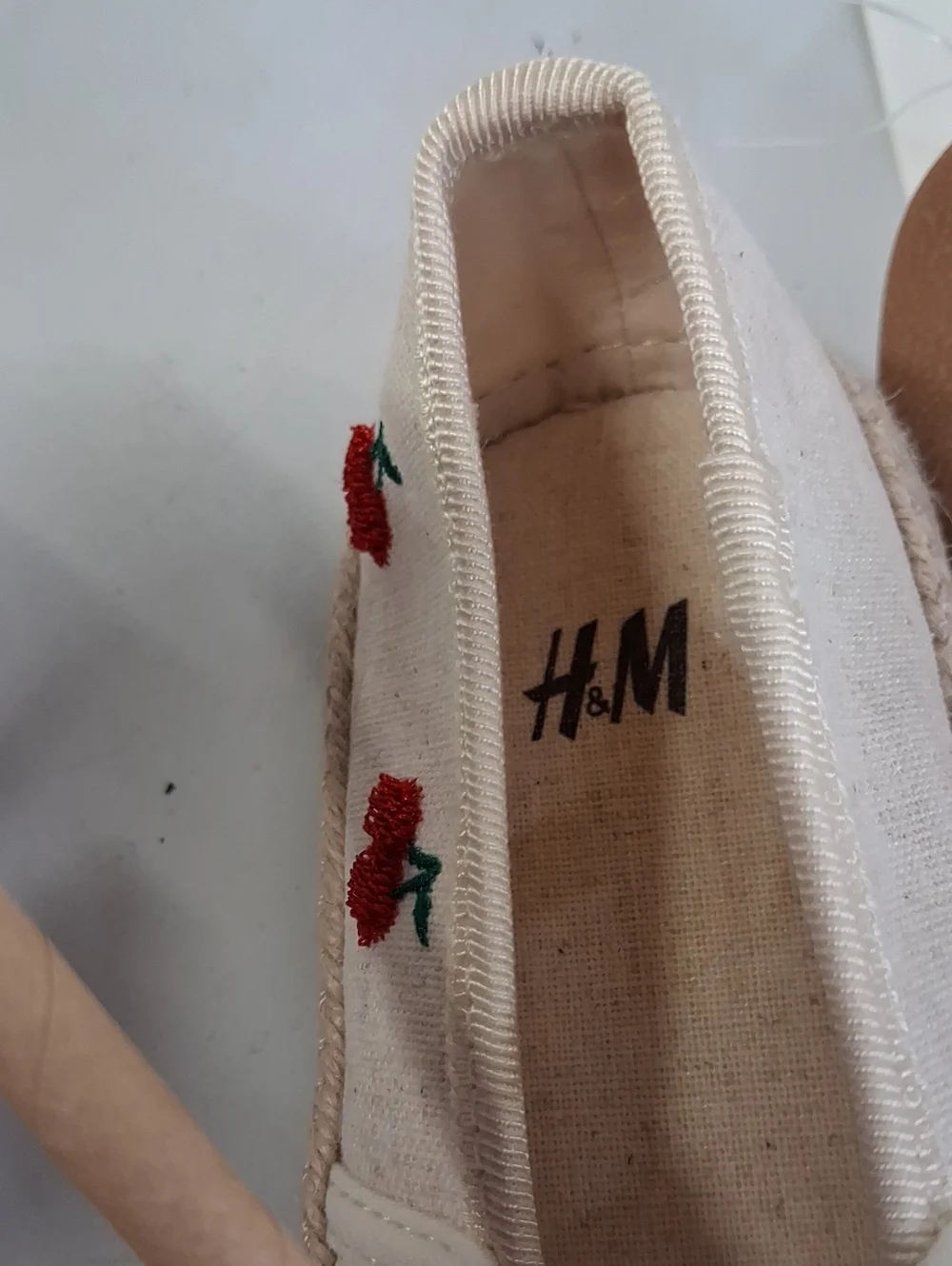 H&M canvas espadrille